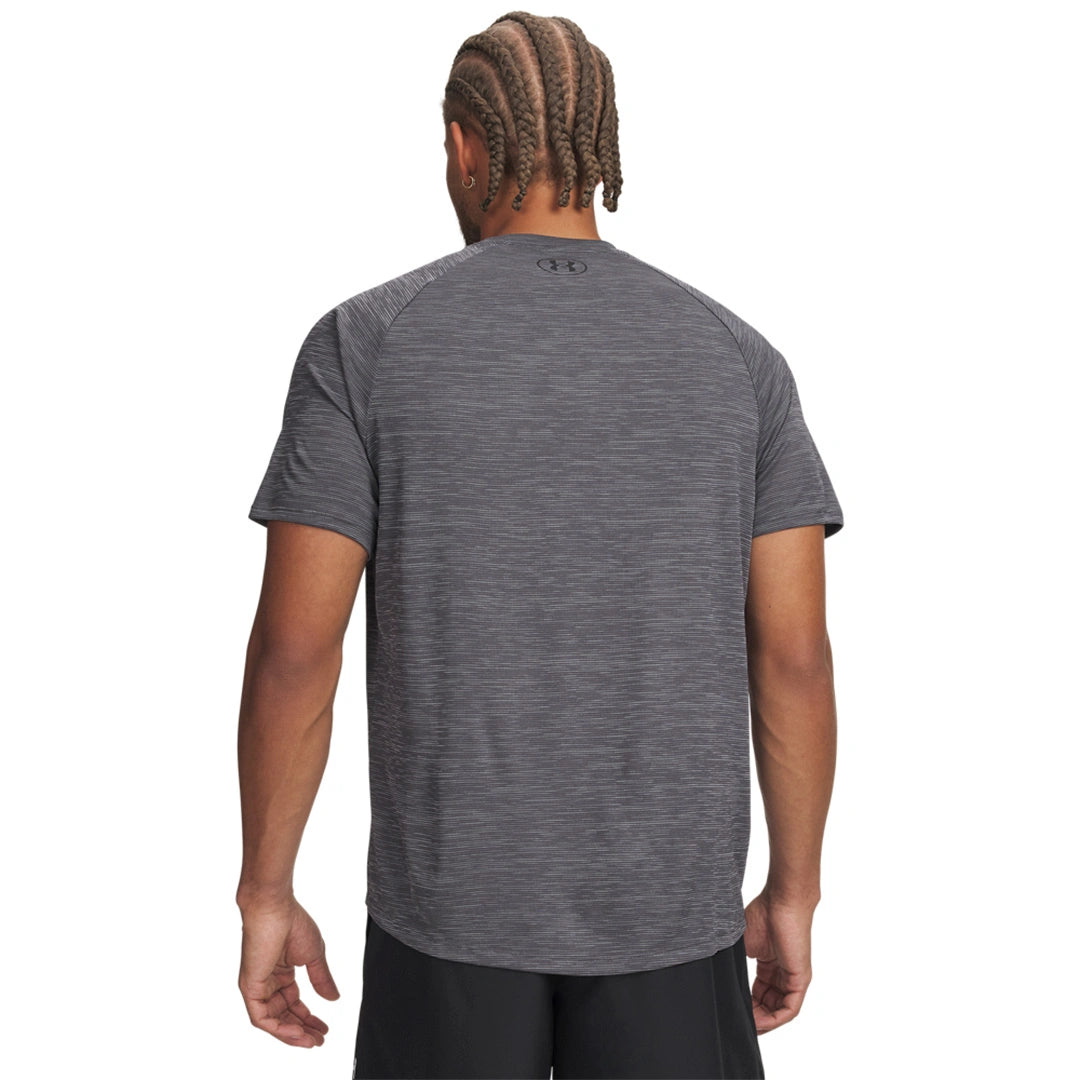 UA Men Tech Textured Short Sleeve | 1382796