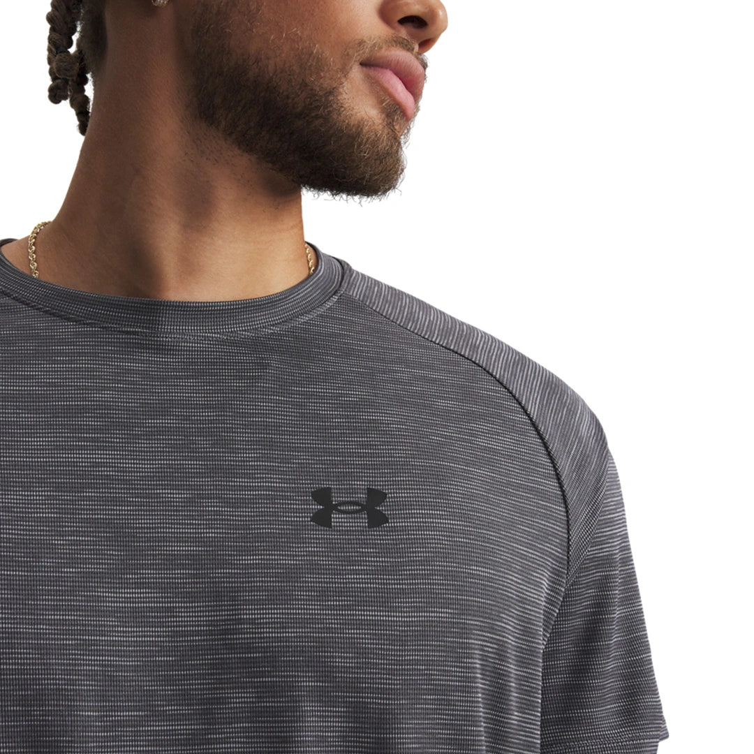 UA Men Tech Textured Short Sleeve | 1382796
