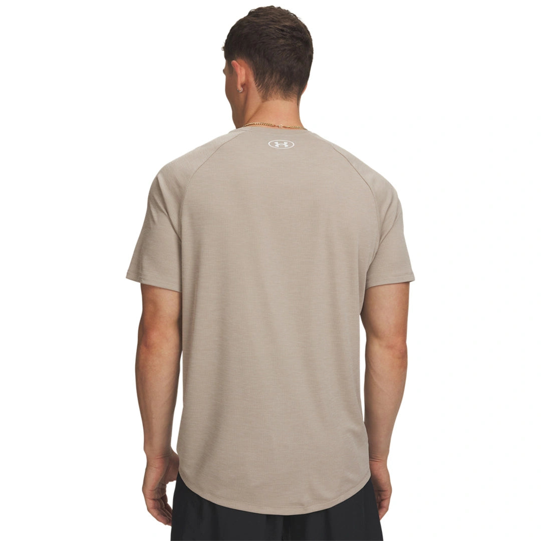 UA Men Tech Textured Short Sleeve | 1382796
