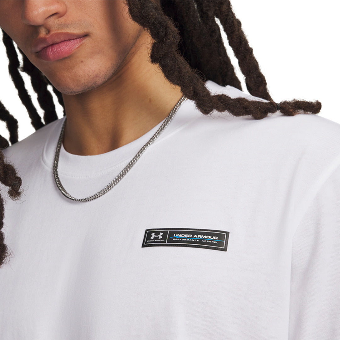 UA Men Heavyweight Armour Label Short Sleeve | 1382831