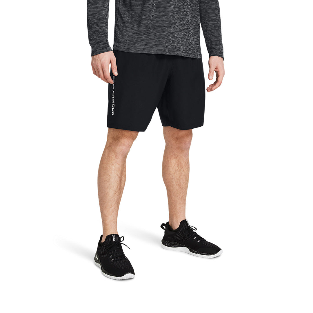 Under Armour Men Tech Woven Wordmark Shorts | 1383356-001