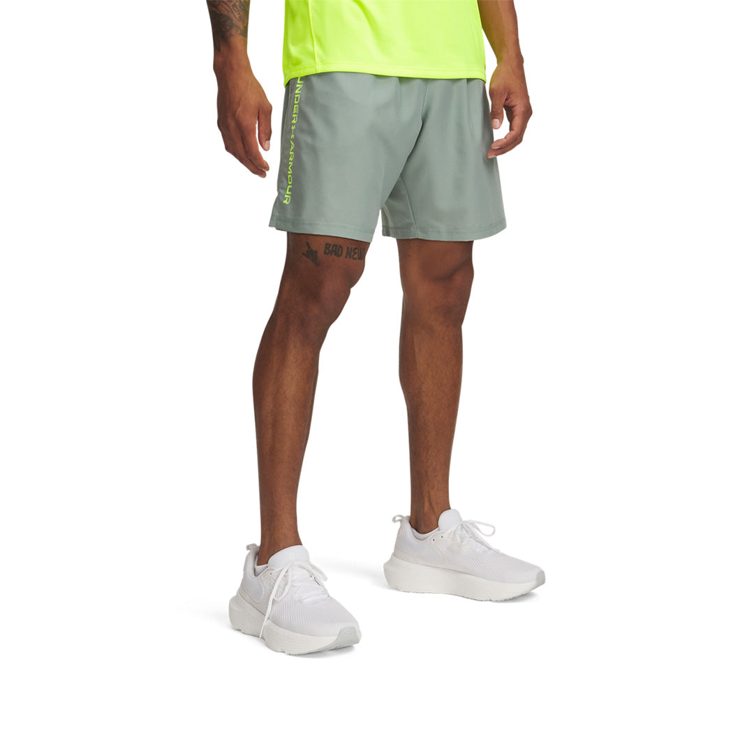 Under Armour Men Tech Woven Wordmark Shorts | 1383356-348