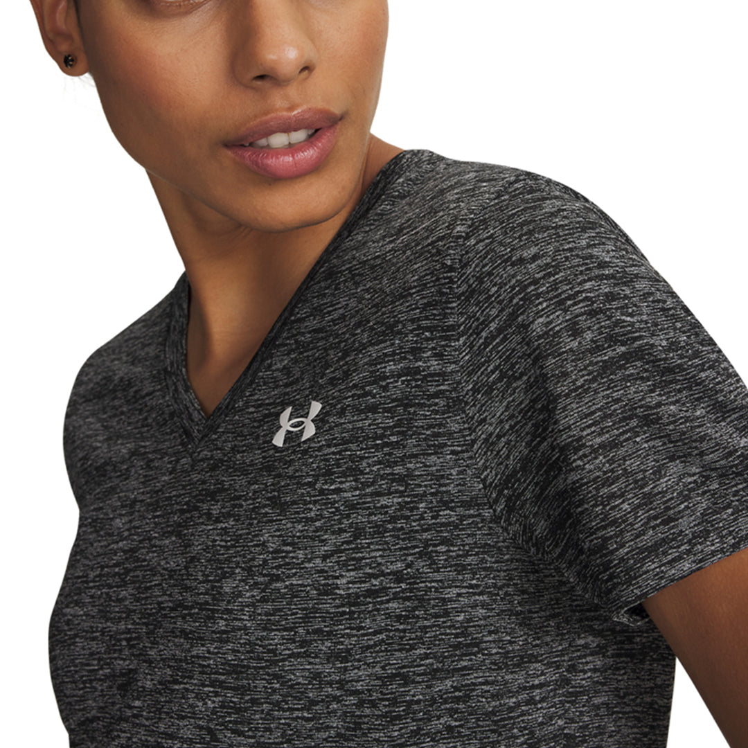 UA Women Tech Twist Short Sleeve V Neck | 1384227