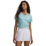 UA Women Tech Twist Short Sleeve V Neck | 1384227