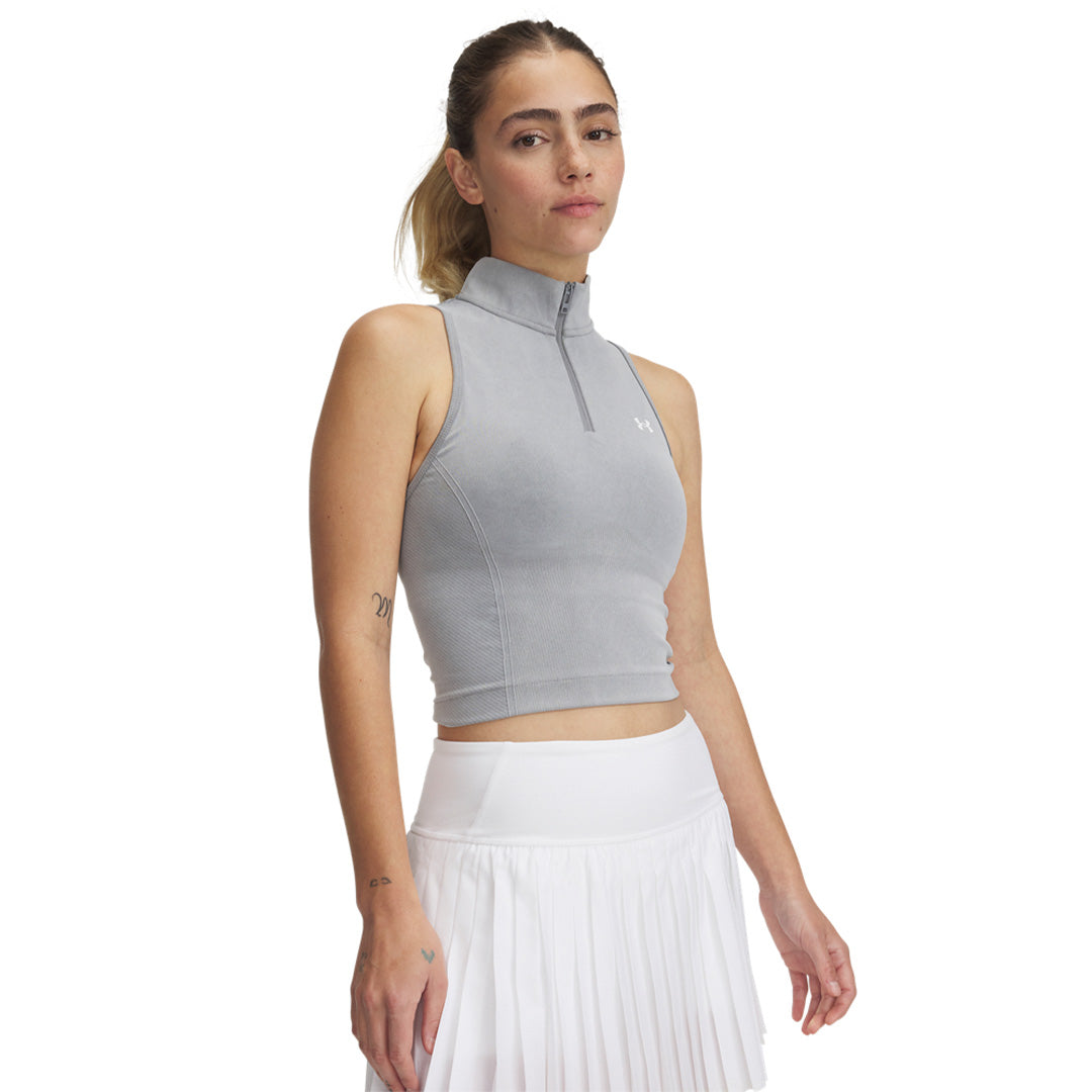 UA Women Vanish Seamless Washed Zip | 1388116