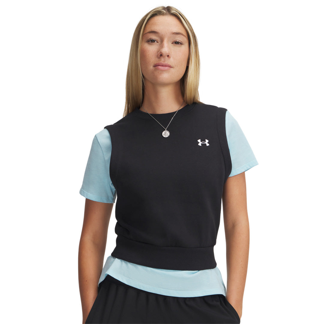 Under Armour Women Rival Fleece Sleeveless Top | 1389656-001