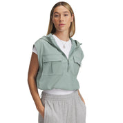 UA Women Unstoppable Utility Sleeveless Hoodie | 1389666