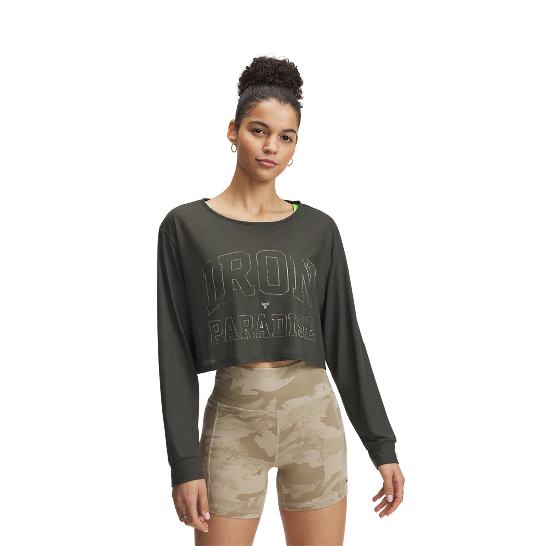 Under Armour Women Project Rock Iron Paradise Long Sleeve | 1389709-310