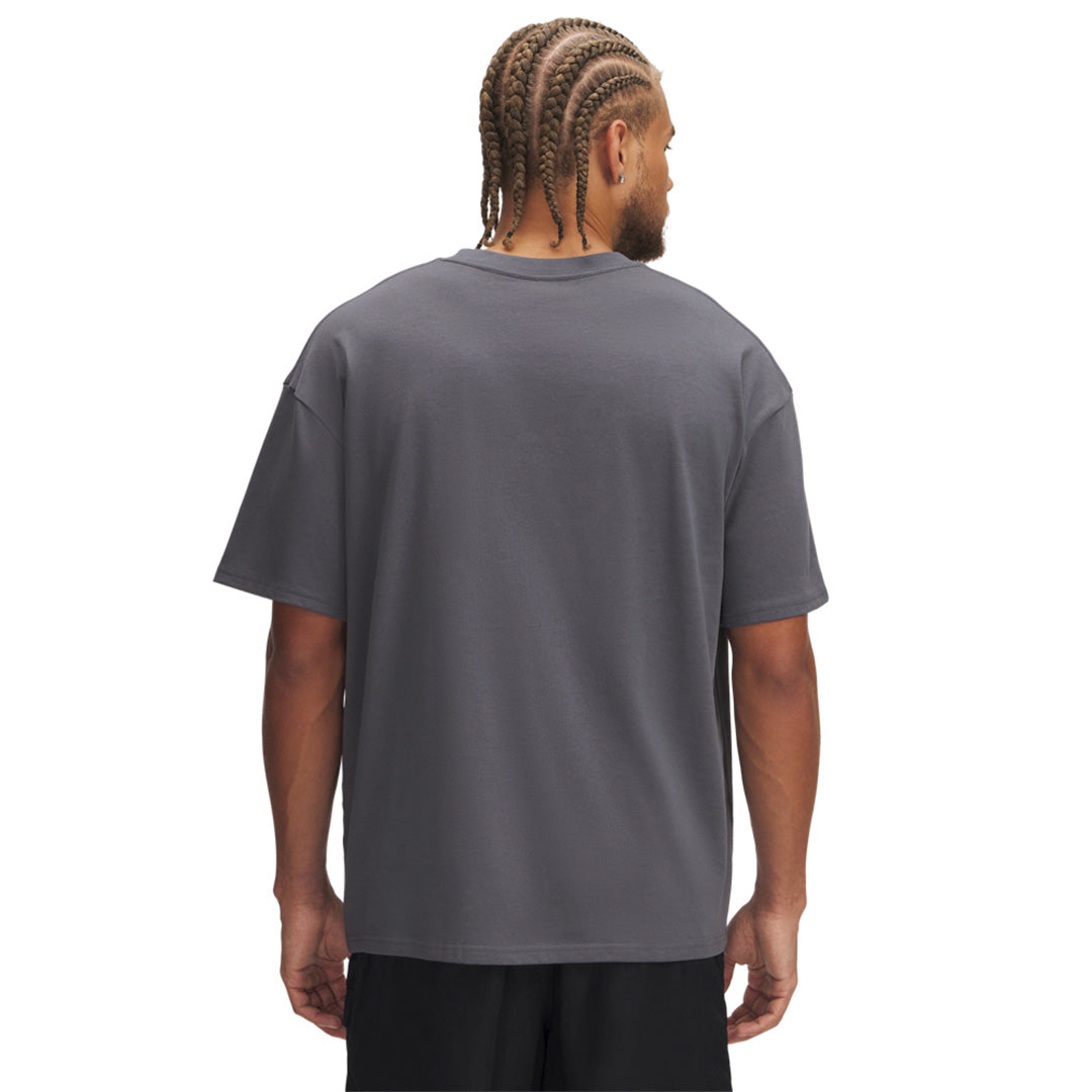 Under Armour Men Heavyweight Hoops Retro Short Sleeve  | 1390192-025