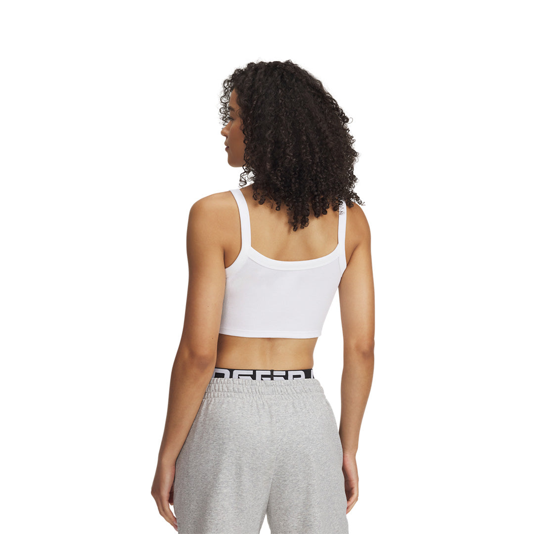 Under Armour Women Rival Rib Baby Tank | 6000265-100