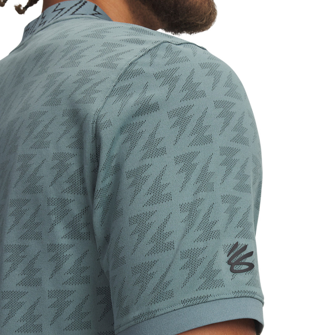 UA Men Curry Zip JacqUArd Polo | 6000789