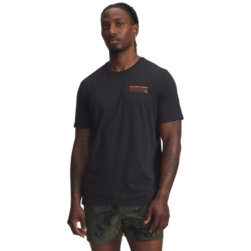 UA Men Project Rock Q4 Short Sleeve 1 | 6005034