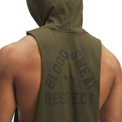 UA Men Project Rock Sleeveless Hoodie | 6005049