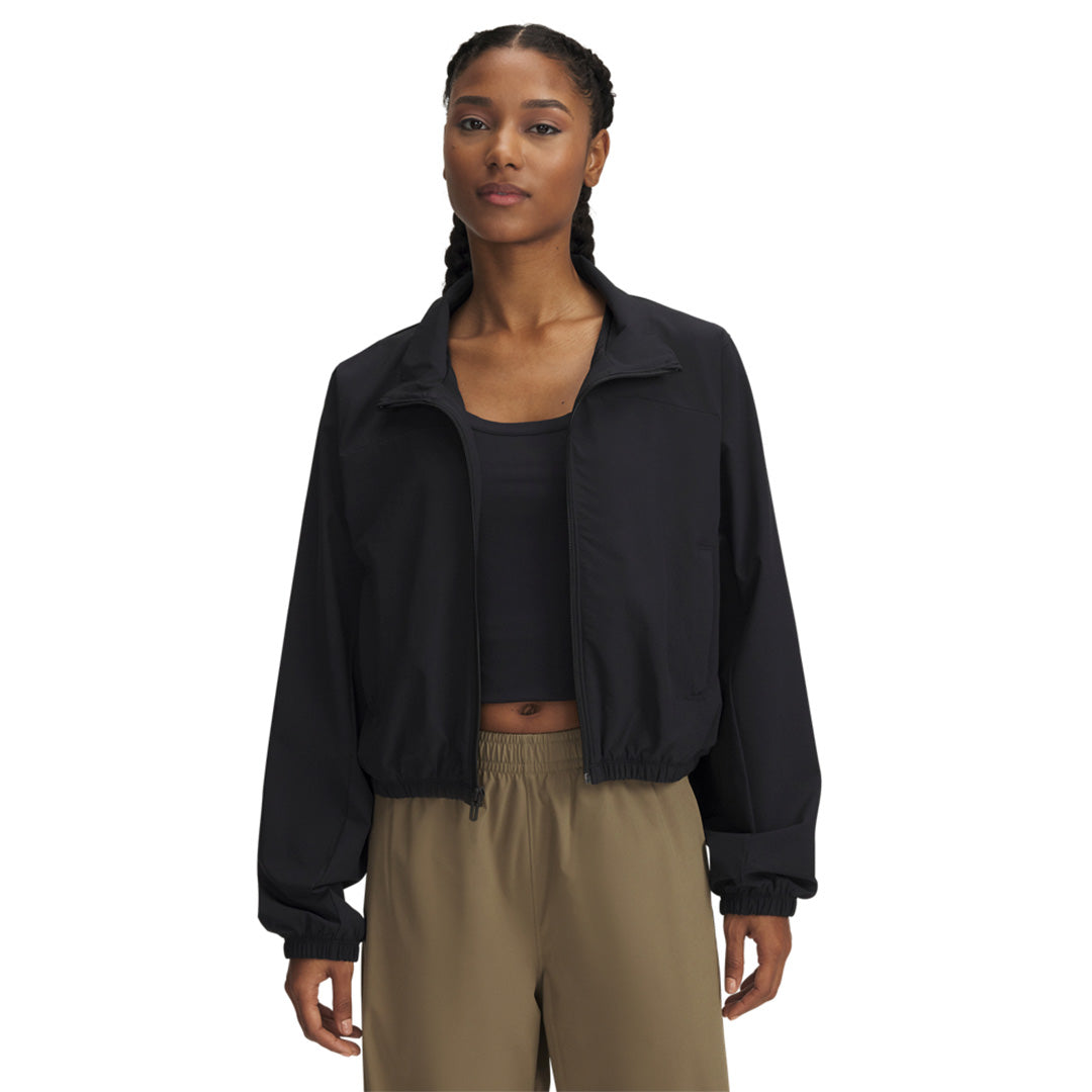 Under Armour Women Rival Woven Crop Jacket | 6005518-001