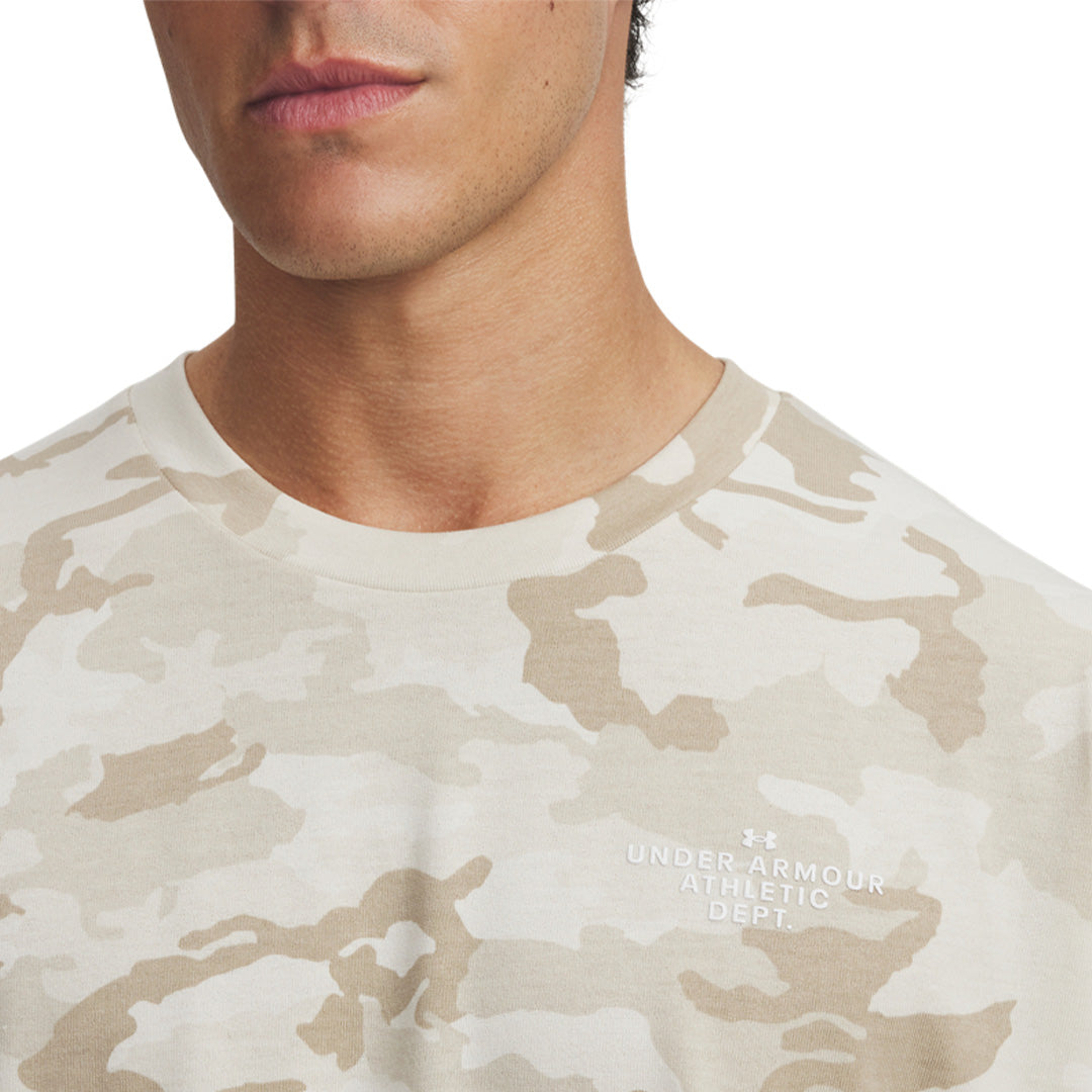 UA Men HWT Athletic DEPT AOP Short Sleeve | 6005655