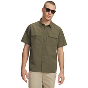 UA Men Explor Woven Solid Short Sleeve | 6009204
