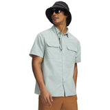 UA Men Explor Woven Solid Short Sleeve | 6009204
