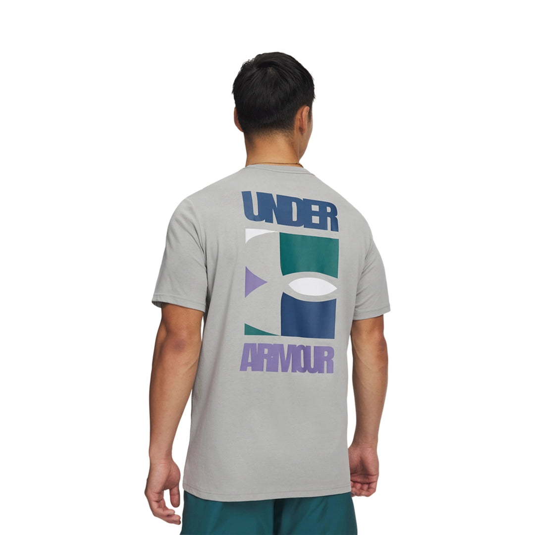 UA Men Block Logo Short Sleeve | 6009250