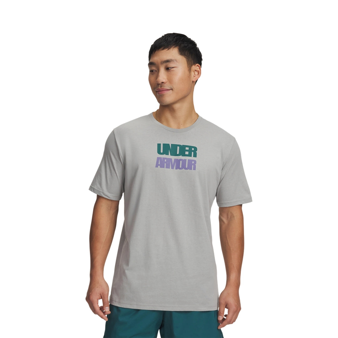 UA Men Block Logo Short Sleeve | 6009250