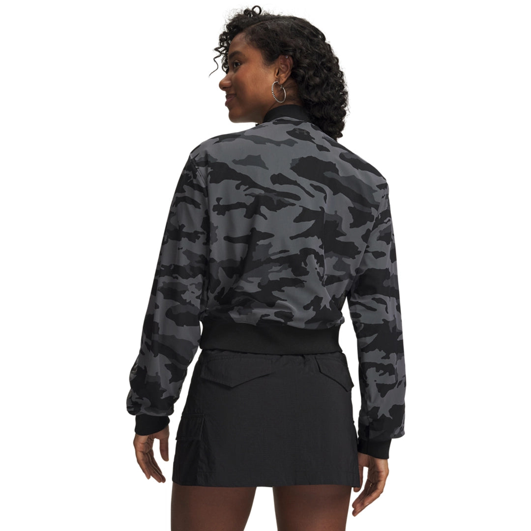 UA Women Unstoppable Mesh Camo Bomber | 6009668