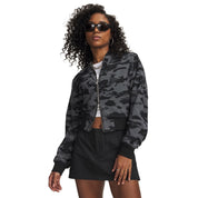UA Women Unstoppable Mesh Camo Bomber | 6009668