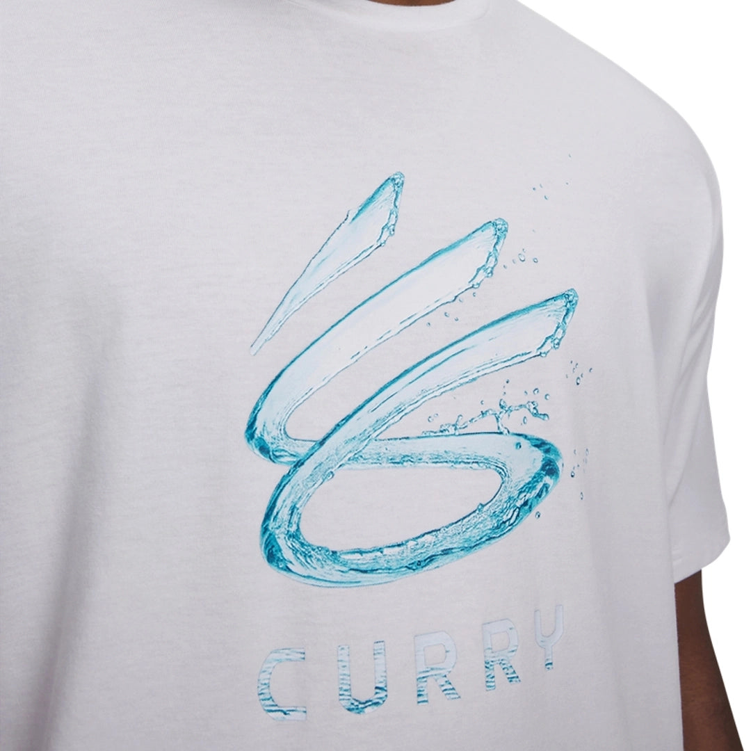 UA Men Curry Splash Wordmark Tee | 6011257