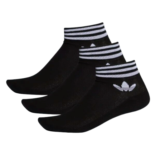 adidas Men Trefoil Ankle Socks 3pk | EE1151