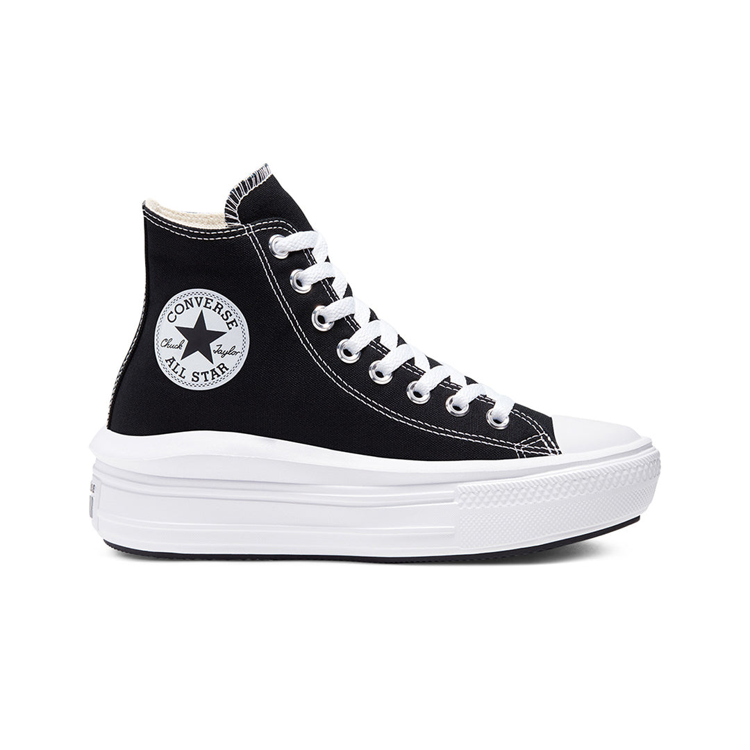 Converse Women Chuck Taylor All Star Move Hi Black | 568497C – Sports ...