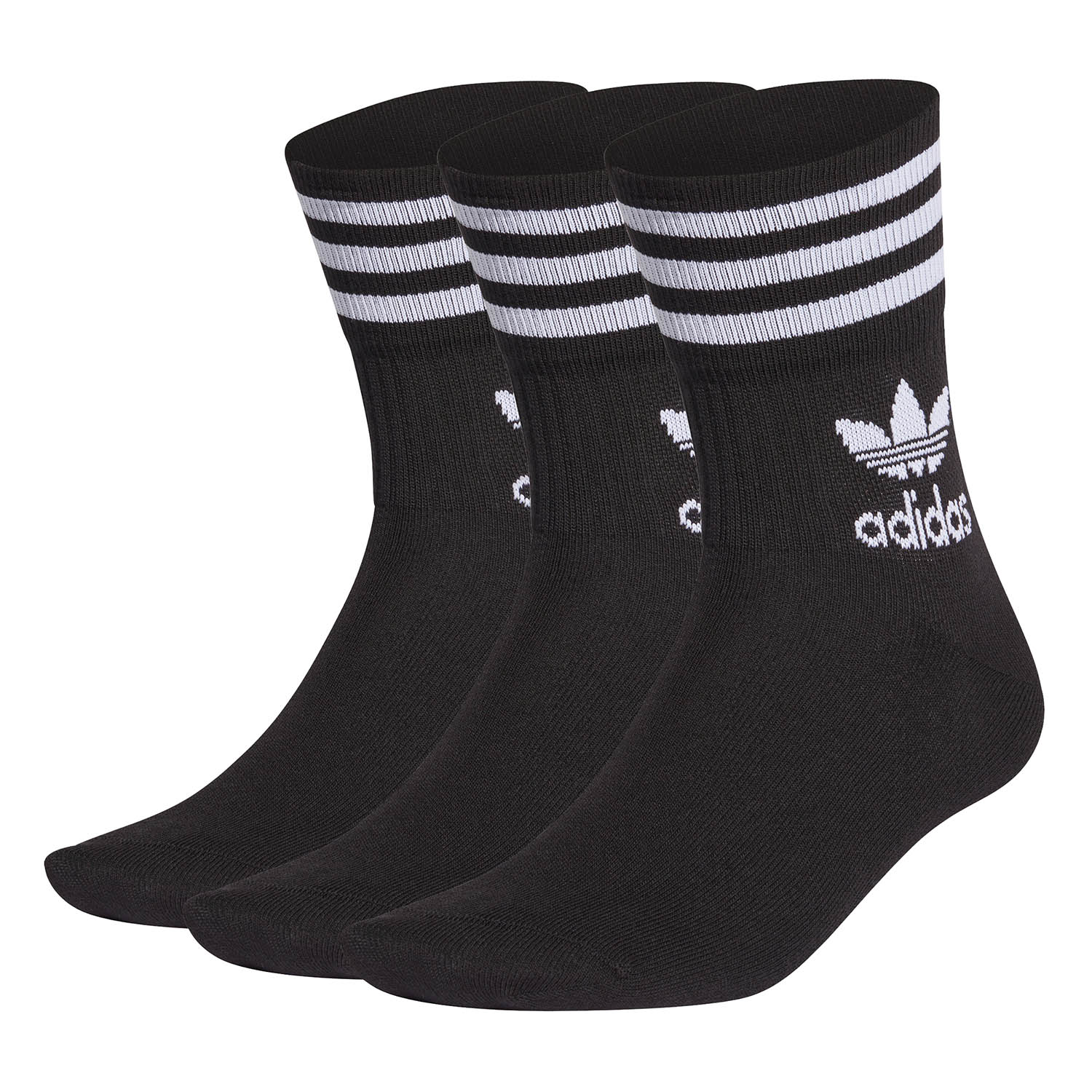 adidas Men Mid Cut Crew Socks 3pk | GD3576