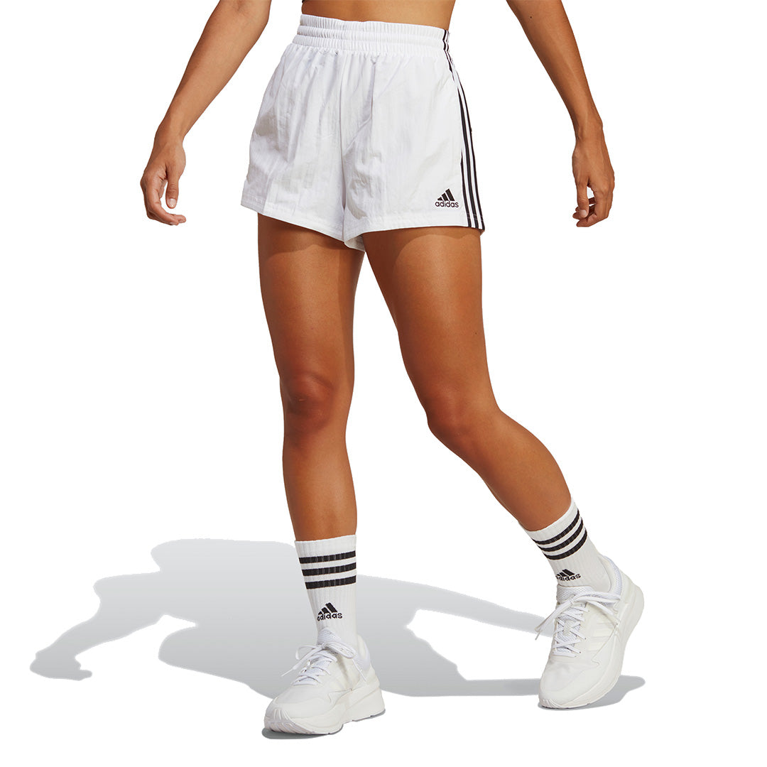 adidas Women Essentials 3-Stripes Woven Shorts | HA7154