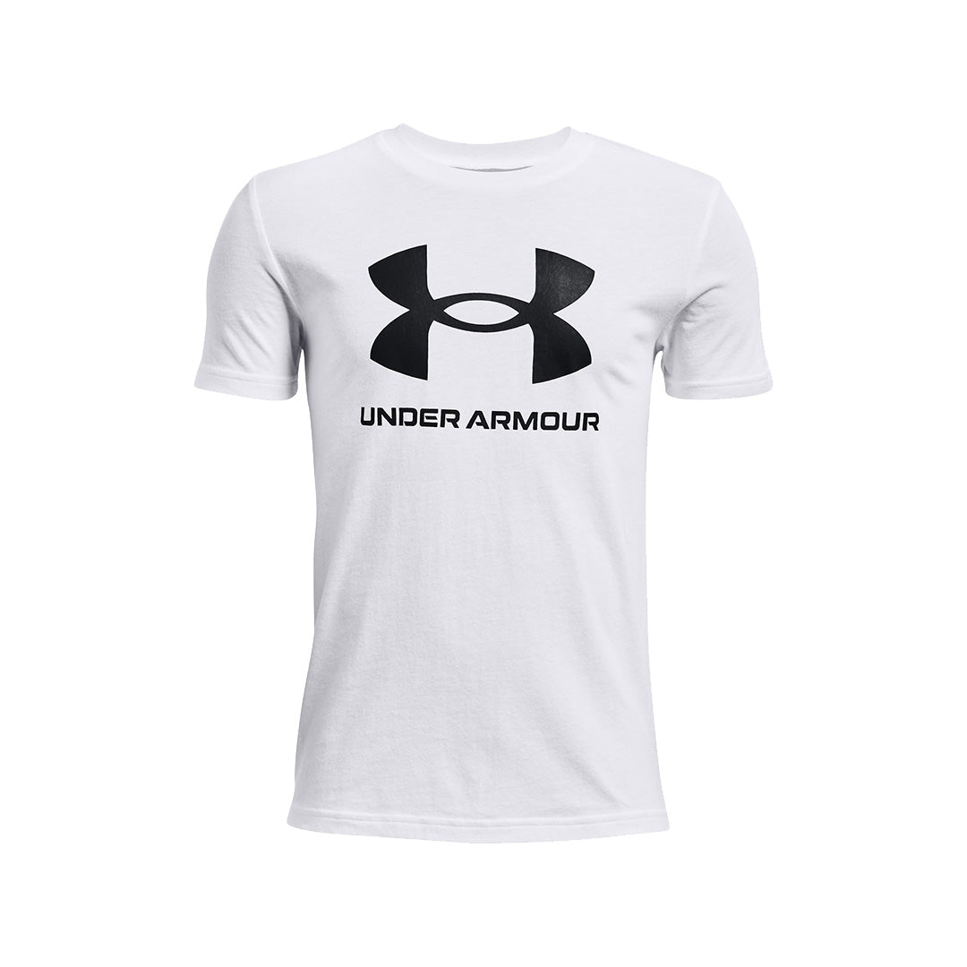 Under Armour Kids Sport Style Logo Short Sleeve | 1363282-100
